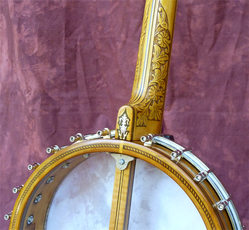 Franzke String Instruments: 1907 Orpheum #3 Banjo Finished