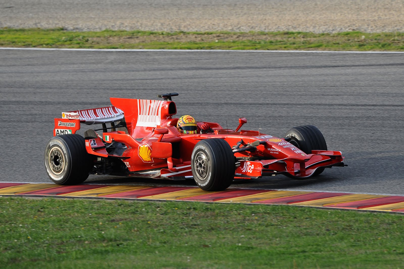 Ferrari test. Ф1 2008.