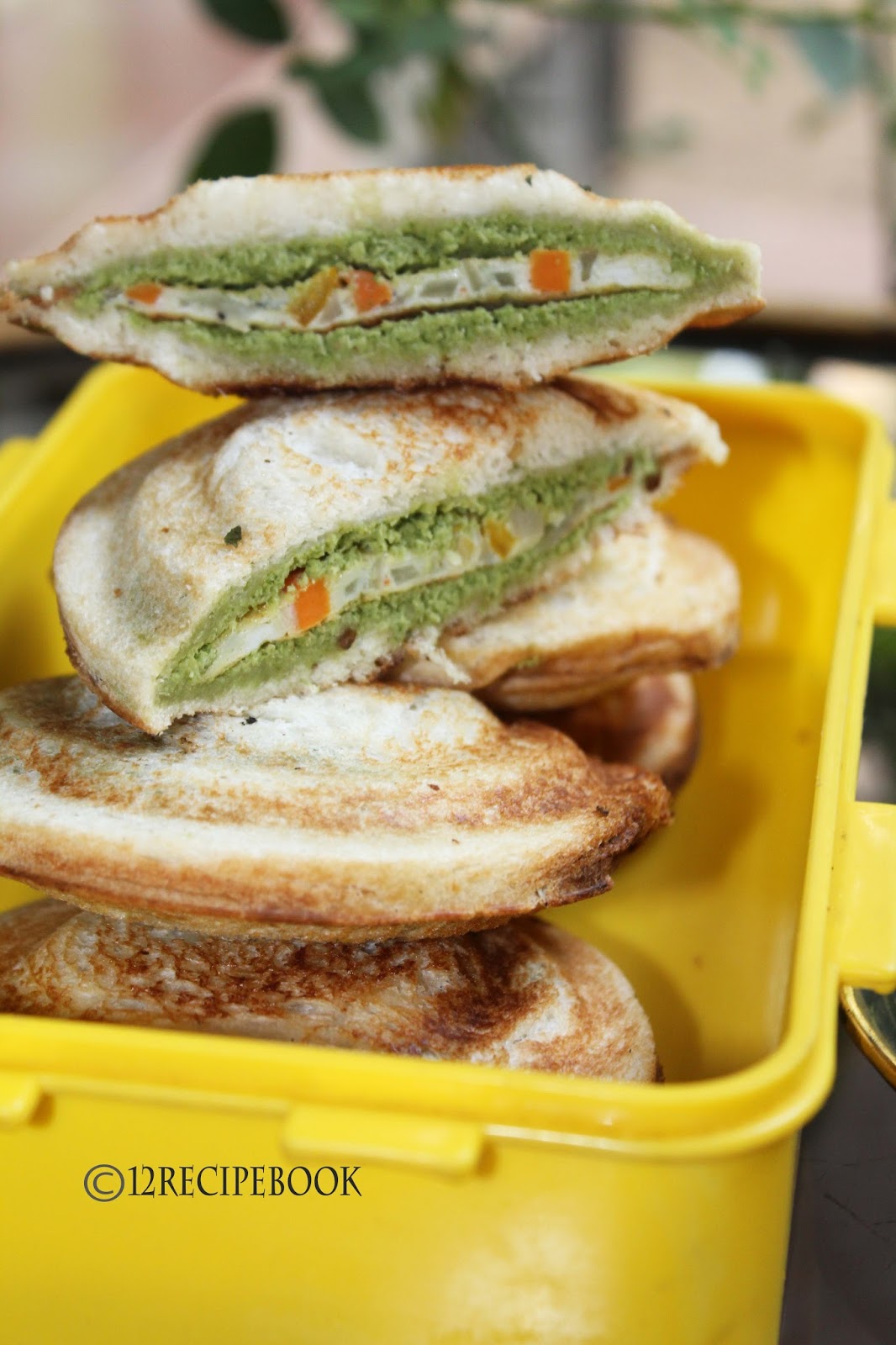 Omelette Mint Chutney Sandwich Recipe Book