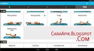Runtastic Android App Screenshot Runtastic Android App Screenshot