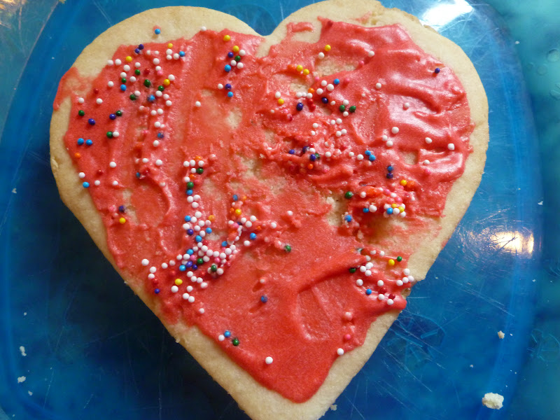 Only From Scratch Frosted Butter Cookies {for Valentine's Day}