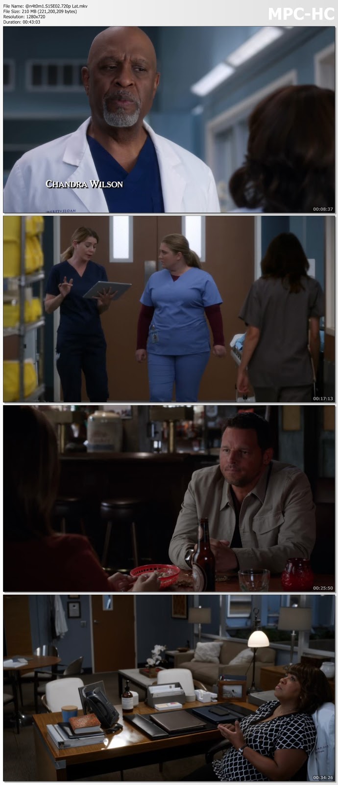 Greys Anatomy Temporada 15 [HD 720p] [Latino/Ingles] [Mega] Series Por Mega