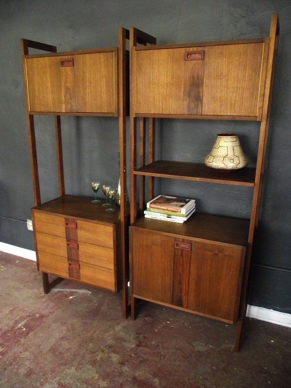 Vintage Ground: Danish Modern / Mid Century Shelving Unit ...