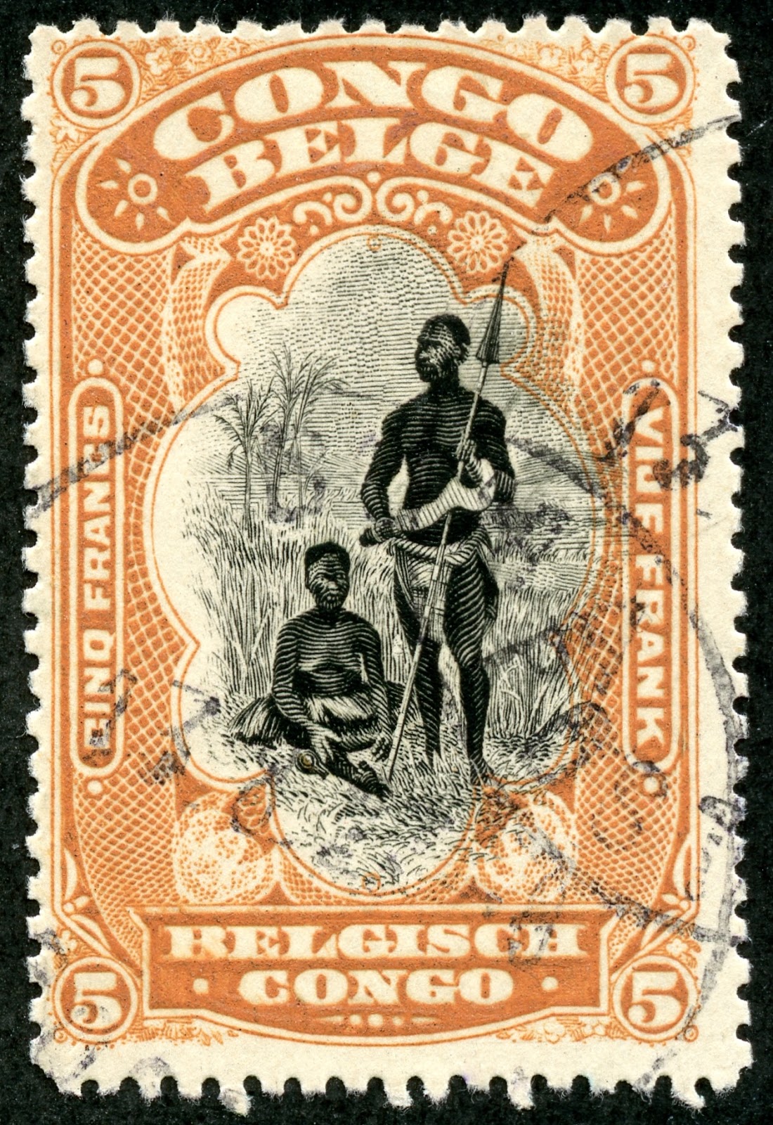 Big Blue 18401940 Belgian Congo Stamps Part I A closer look