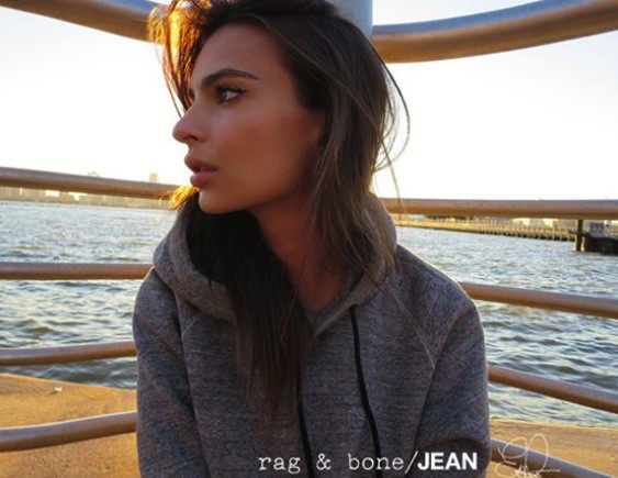 Rag & Bone Jeans 2013 Campaign featuring Emily Ratajkowski