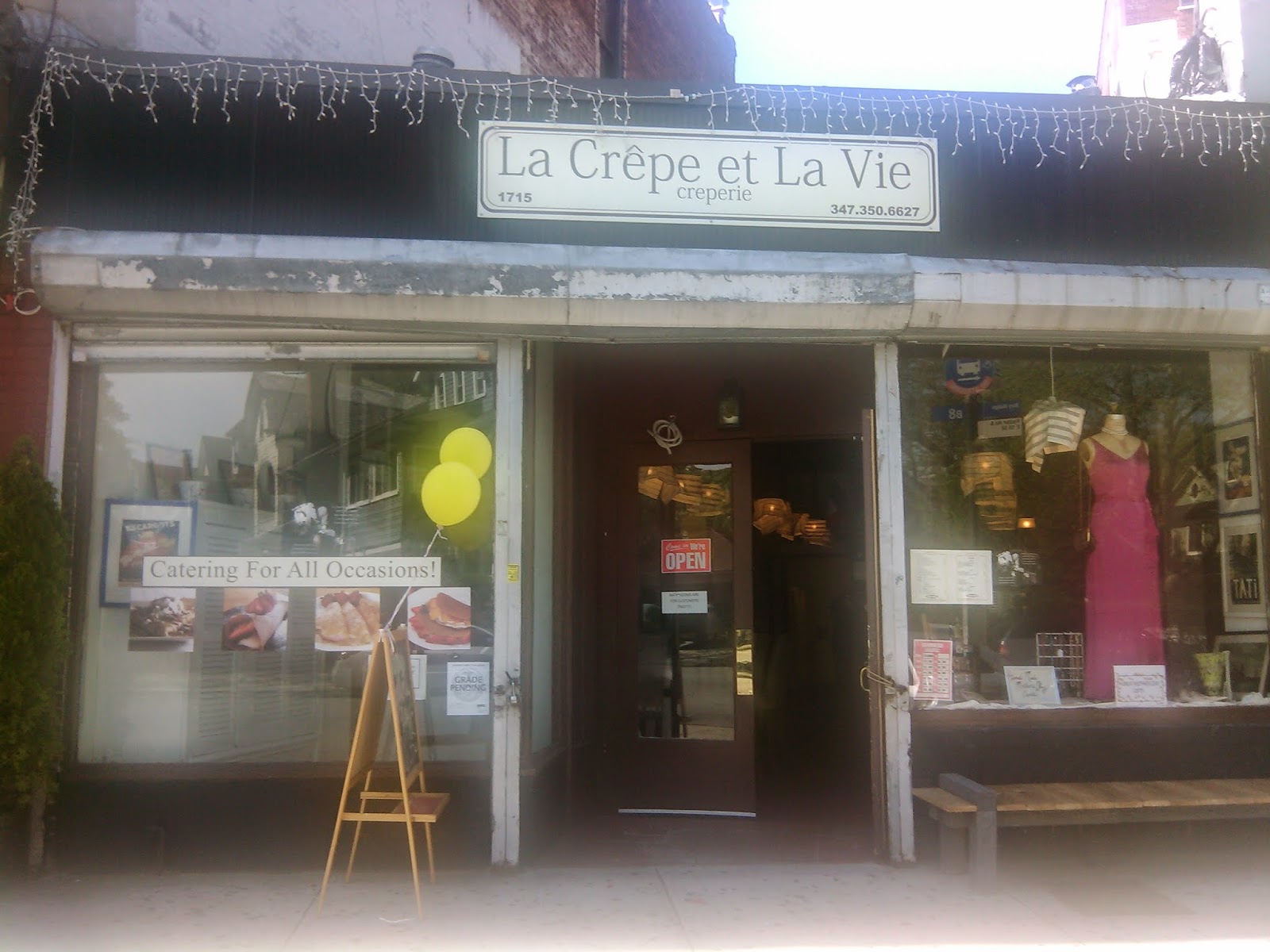 Bitter in BK. La Crepe et La Viea addition to FlatbushDitmas