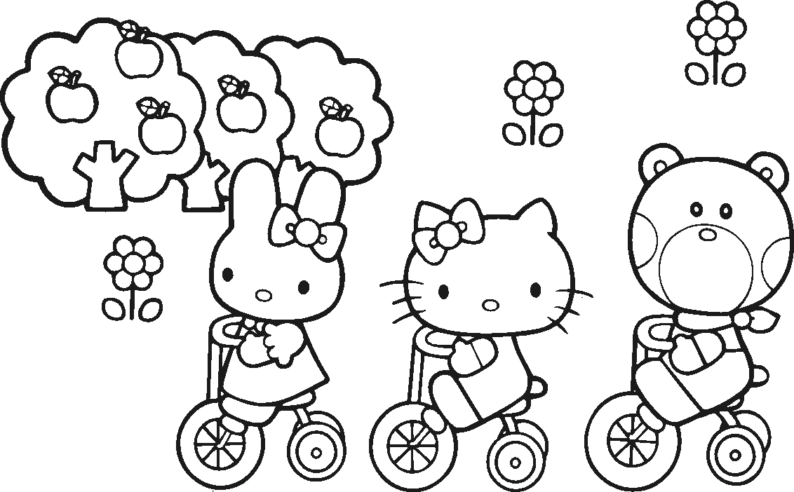 Coloring Pages Hello Kitty And Friends Coloring Pages Hello Kitty And Friends