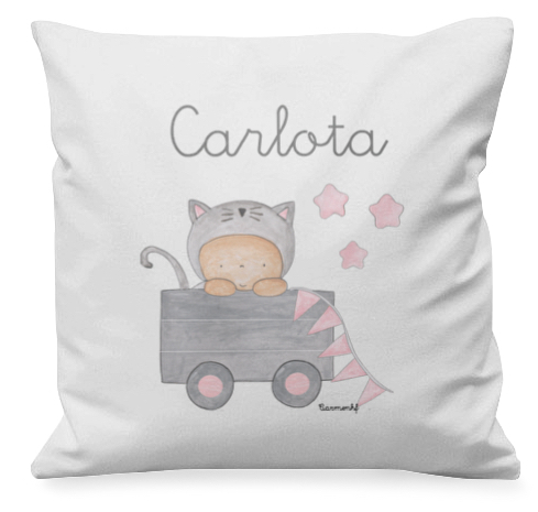 personalized cushion - cojín infantil personalizado 