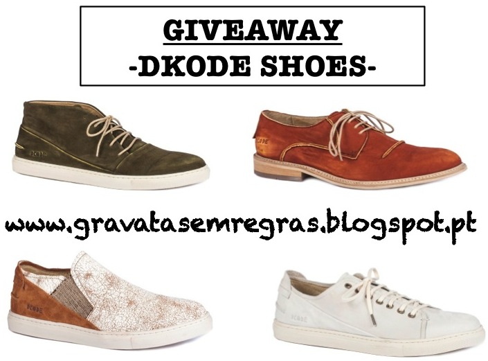 gravata sem regras GIVEAWAY DKODE SHOES