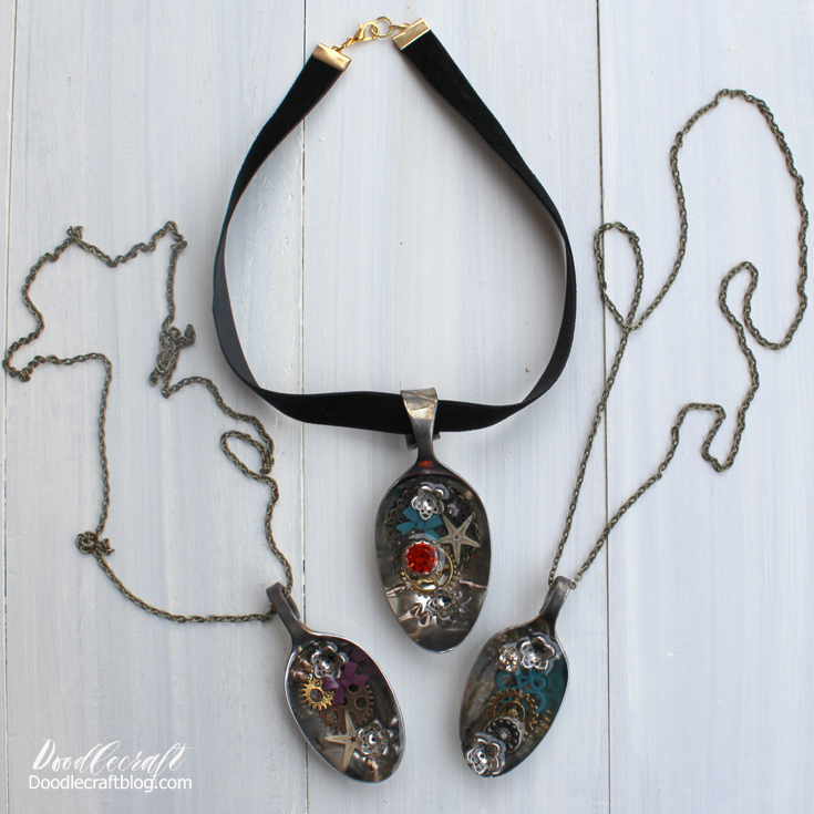 Resin and Alcohol Ink Necklace Pendants - Resin Crafts Blog