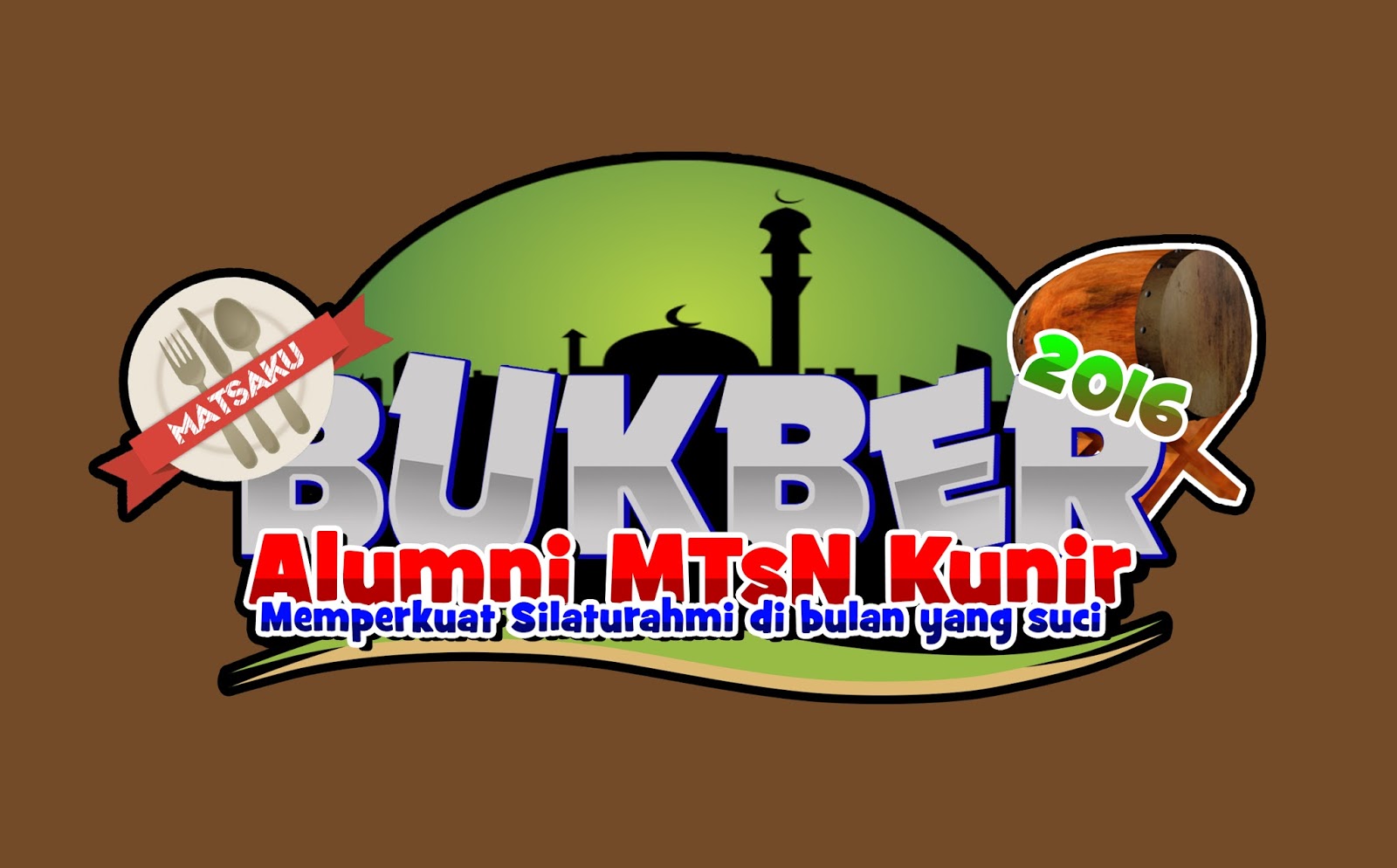 Desain Stiker Bukber Alumni Matsaku firedpen