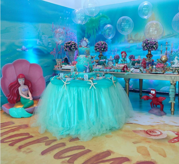 Ideas Cumpleaños La Sirenita - Como decorar y hacer una fiesta de Ariel