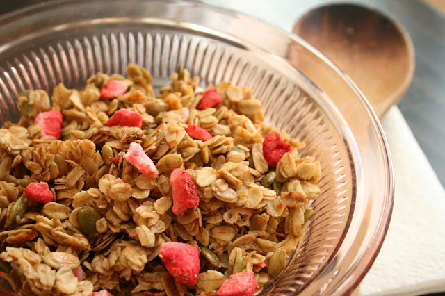 All-Natural Strawberry Granola