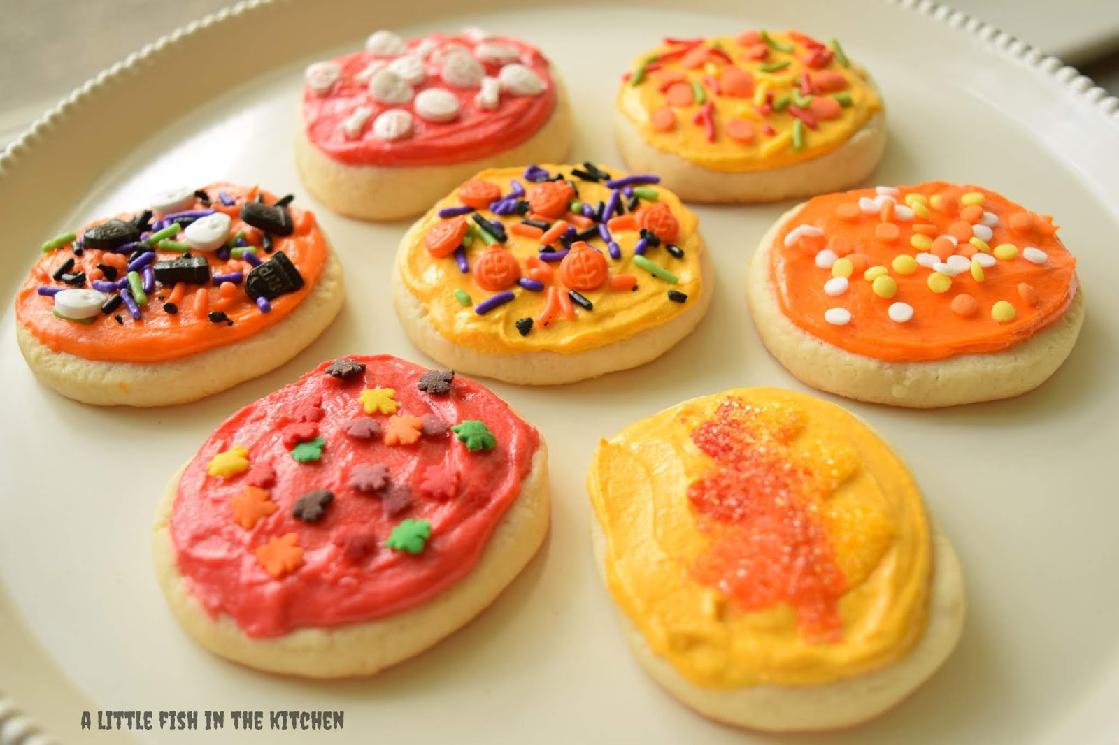 Cream Cheese Sugar Cookies with Easy Vanilla Buttercream Frosting A