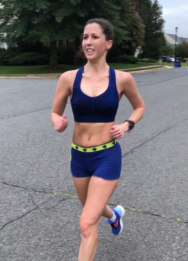 jogging no bra