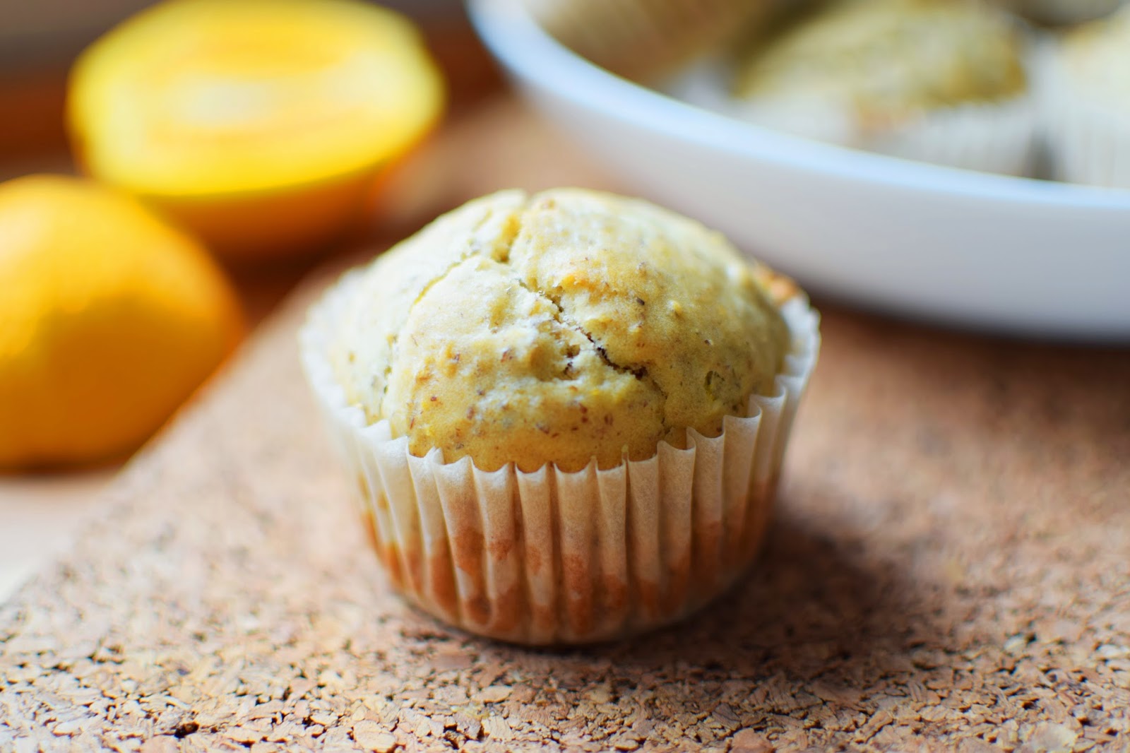 Woman in Real Life Vegan Orange Flax Muffins