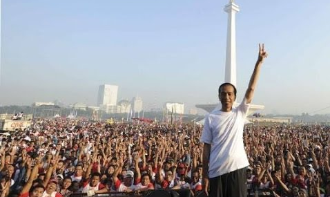 Jokowi di Monas
