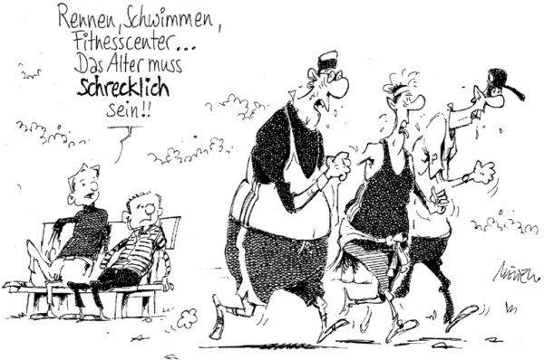 Altersteilzeit Lustige Bilder: Zeichnen für Jung und Alt!