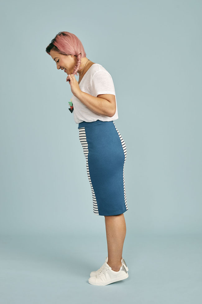 Bibi skirt - sewing pattern from Stretch! book - Tilly and the Buttons