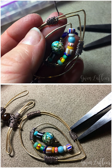 StencilGirl Talk: Gwen's Gems - Use a Stencil for a Wire Jig Pattern