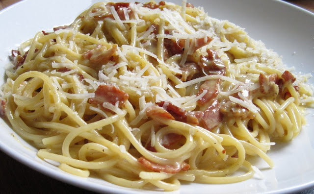 Recipe:Spaghetti Pasta Carbonara #PastaWorld