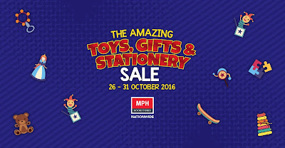 MPH Bookstore Malaysia Toy Sationery Sale Buy 1 Free 1 Promo