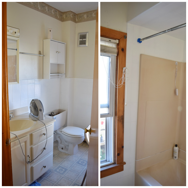 How to Paint Ugly Ceramic Bathroom Tile More to Mrs. E