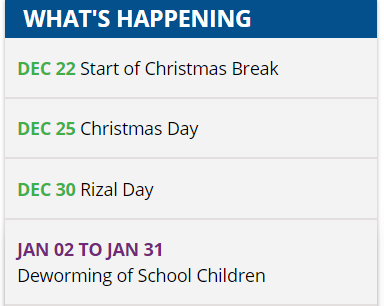 based on the school calendar from the department of education for sy 2016 2017 christmas break will begin on december 22 2016 and will resume on january 2 - When Does School Start After Christmas Break based on the school calendar from the department of education for sy 2016 2017 christmas break will begin on december 22 2016 and will resume on january 2 - When Does School Start After Christmas Break