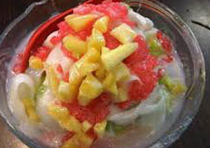 Resep praktis (mudah) es oyen spesial (istimewa) khas bandung enak, segar, legit, nikmat lezat
