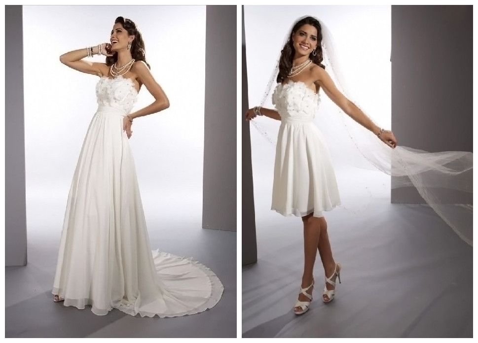 Whiteazalea 2 In1 Wedding Dresses Elegant In 1 2 In 1 Wedding Dresses