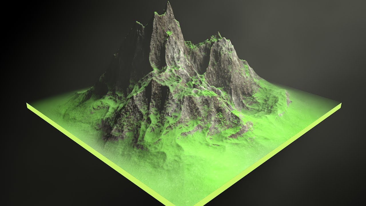 Create A Mountain In 4 Steps In Cinema 4d
