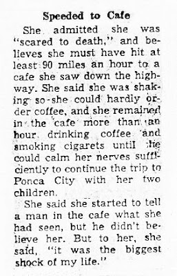 Saucer Frightens Woman - Oklahoma City Times (2) 9-16-1964