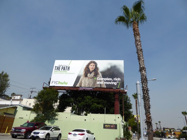 The Path 2016 Emmy Hulu FYC billboard Ventura Boulevard The Path 2016 Emmy Hulu FYC billboard
