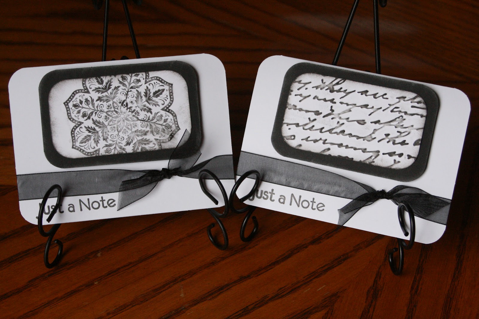 H.S. Homemade Black and White Card Set