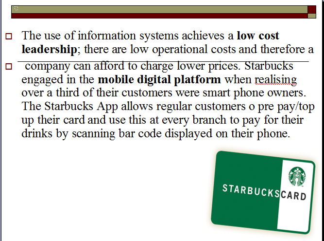 Starbucks information technology infrastructure picture