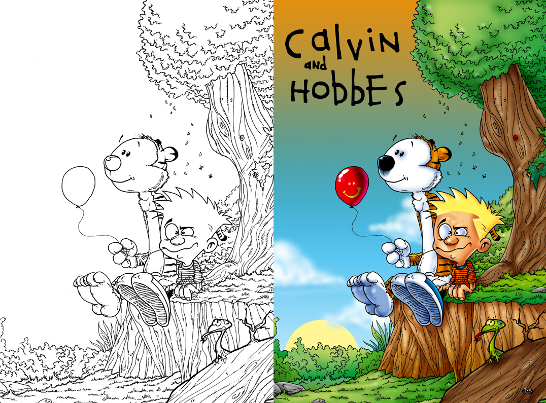 Calvin e Haroldo (Calvin and Hobbes) como jamais viram