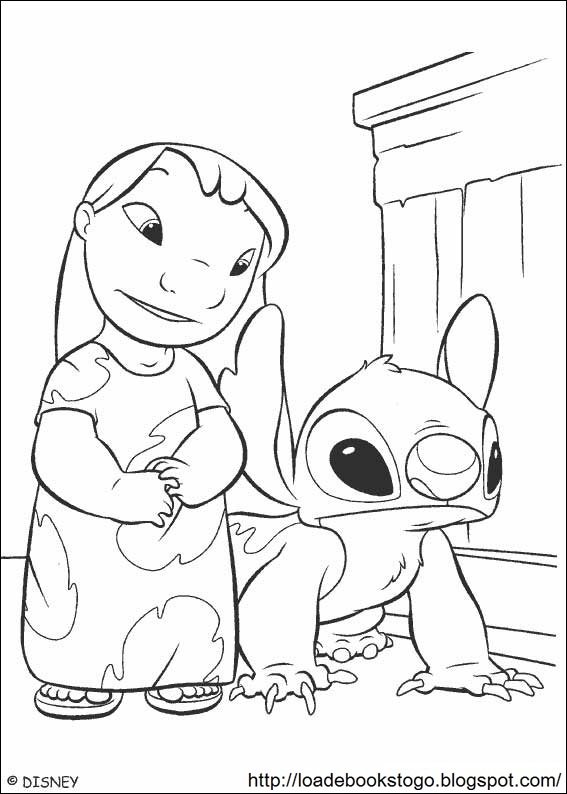 ระบายสีการ์ตูนลายเส้นเจ้า Stitch download free เพิ่มเติม สนับสนุนคนไทย