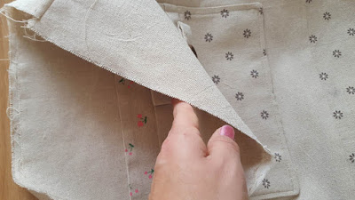 Reversible bag with pocket - tutorial & pattern
