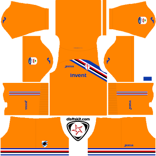 UC Sampdoria 2018 - 2019 GK Away Kit UC Sampdoria 2018 - 2019 GK Away Kit