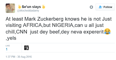 1a7 Nigerians react after CNN omitted 'Nigeria' In Mark Zuckerberg's visit report on Twitter