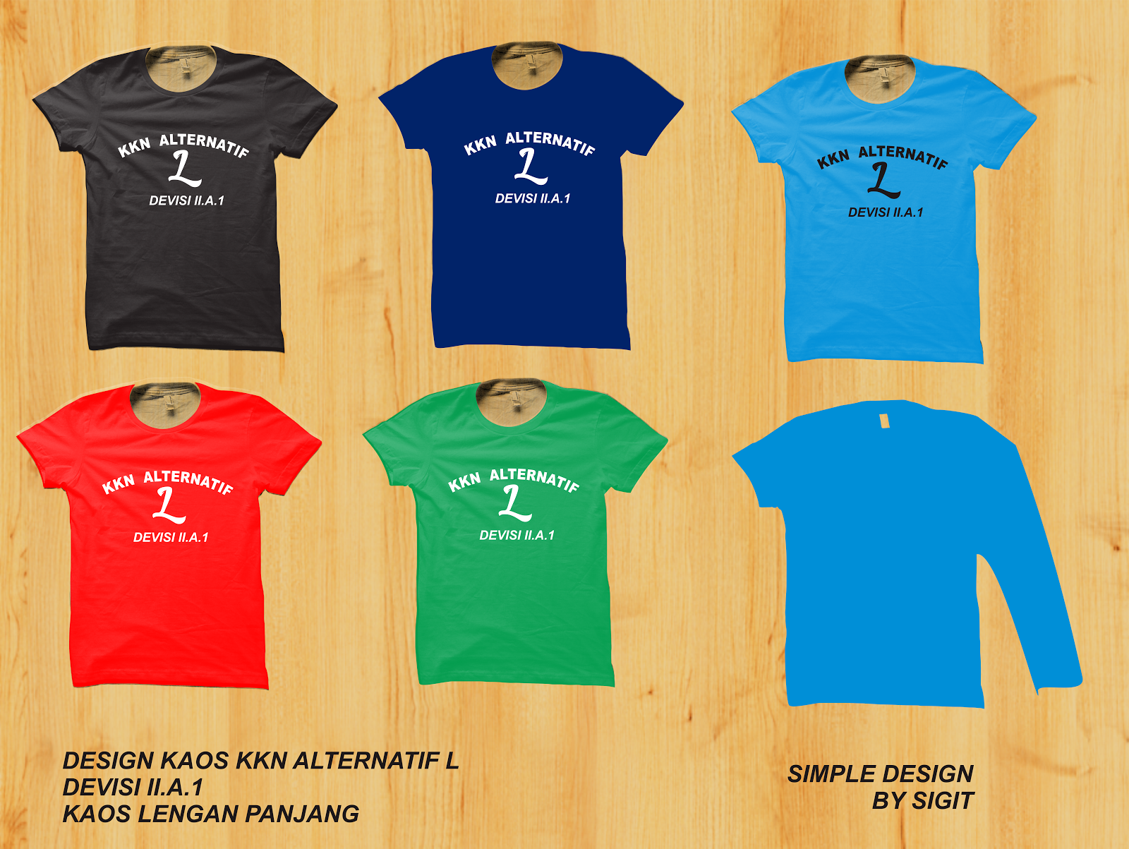Top Desain Baju Kaos Kkn 1001desainer
