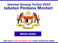 Jawatan Kosong Terkini 2019 Jabatan Perdana Menteri - Kelayakan Minima STPM/Diploma Jawatan Kosong Terkini 2019 Jabatan Perdana Menteri - Kelayakan Minima STPM/Diploma