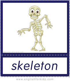English for Kids Step by Step: Printable Halloween Flashcards: Spooky