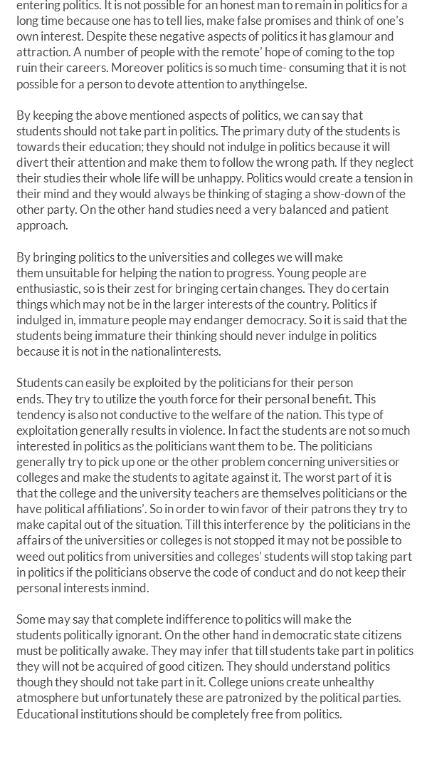 Political essay topics picture