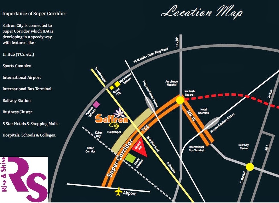 Rise & Shine Properties & Builder Saffron City Indore,Saffron City