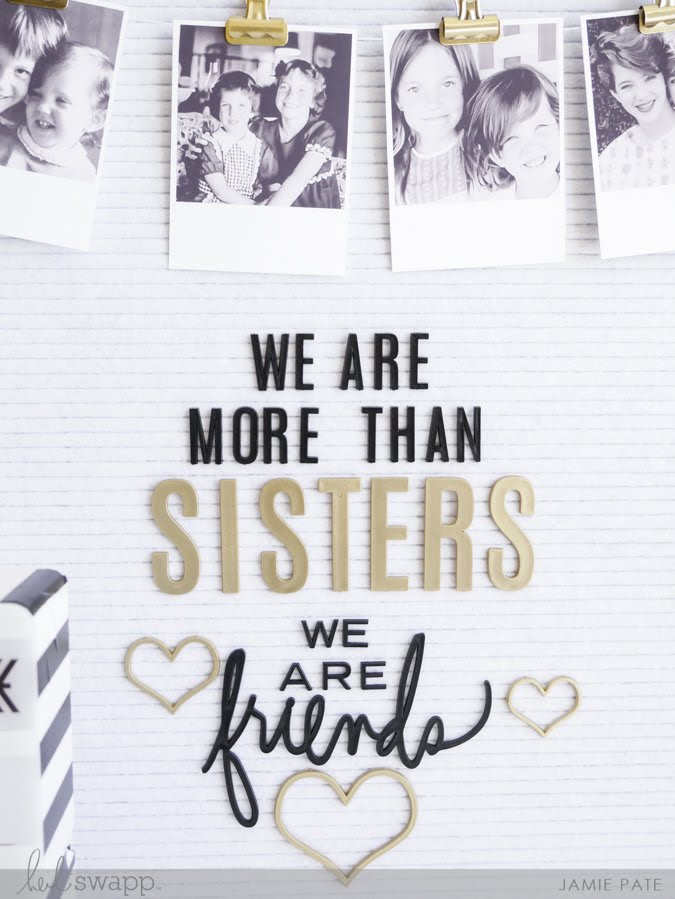 National Siblings Day Letterboard from Heidi Swapp by Jamie Pate  |  @jamiepate for @heidiswapp