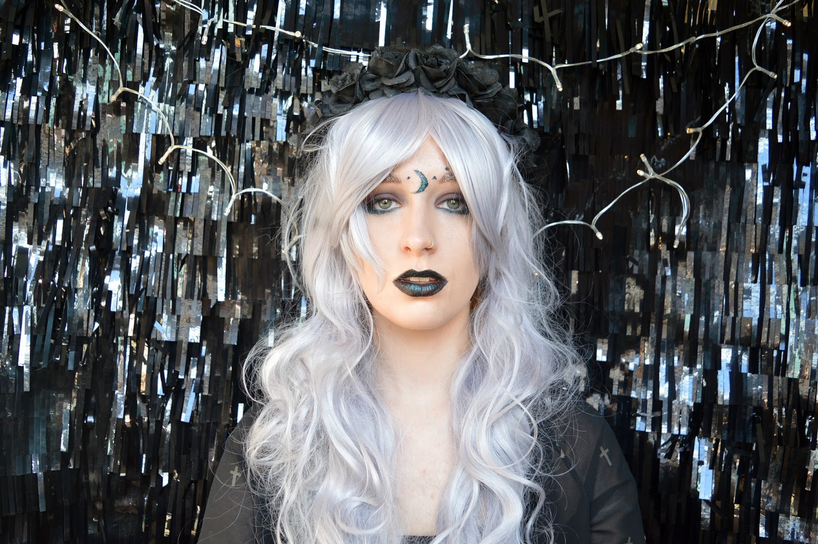 White Witch tutorial halloween makeup 