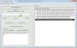 Transcription Helper