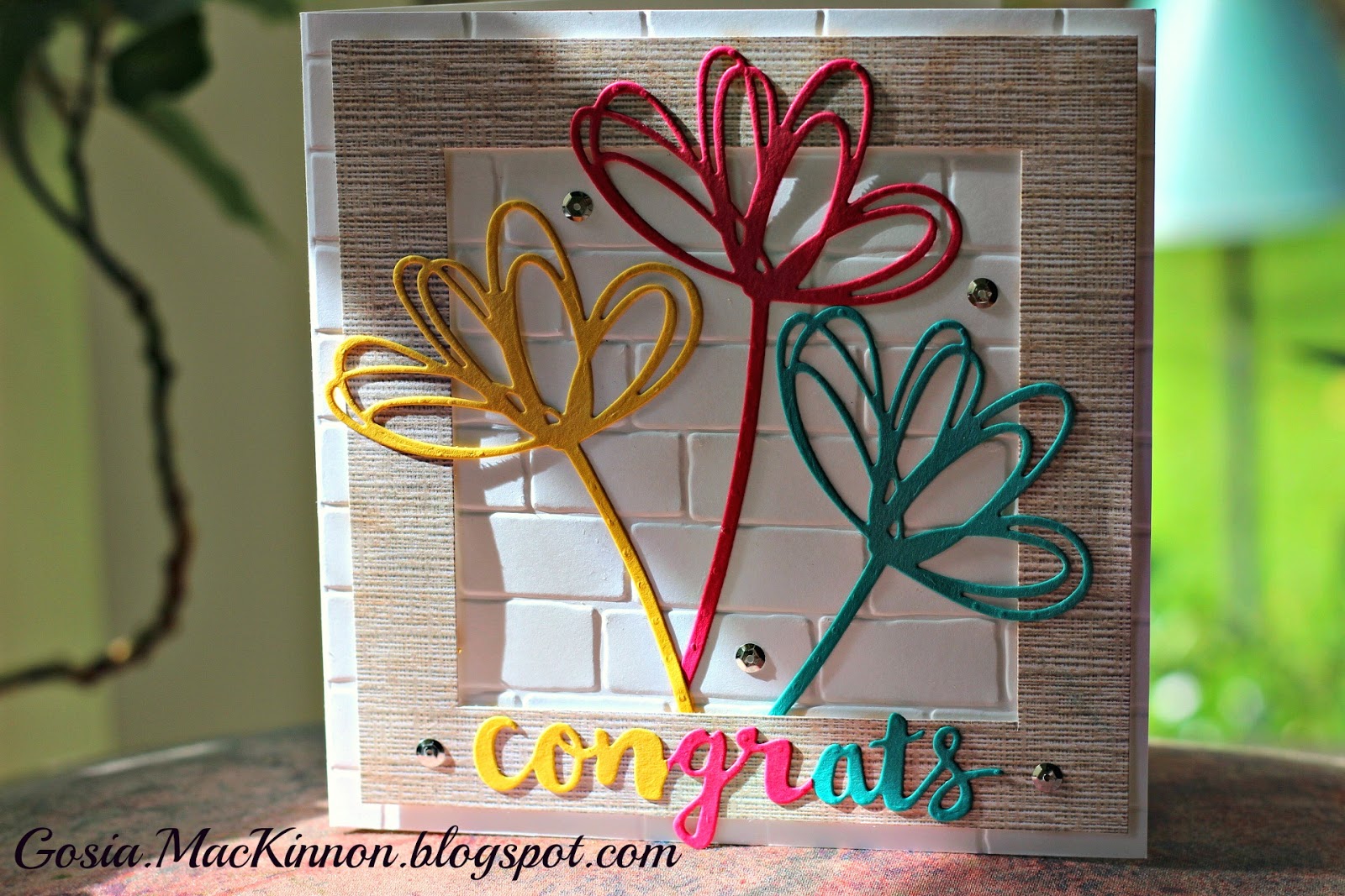 SUNSHINE WISHES CONGRATULATIONS CARD IDEA WITH STAMPIN UP Gosia MacKinnon