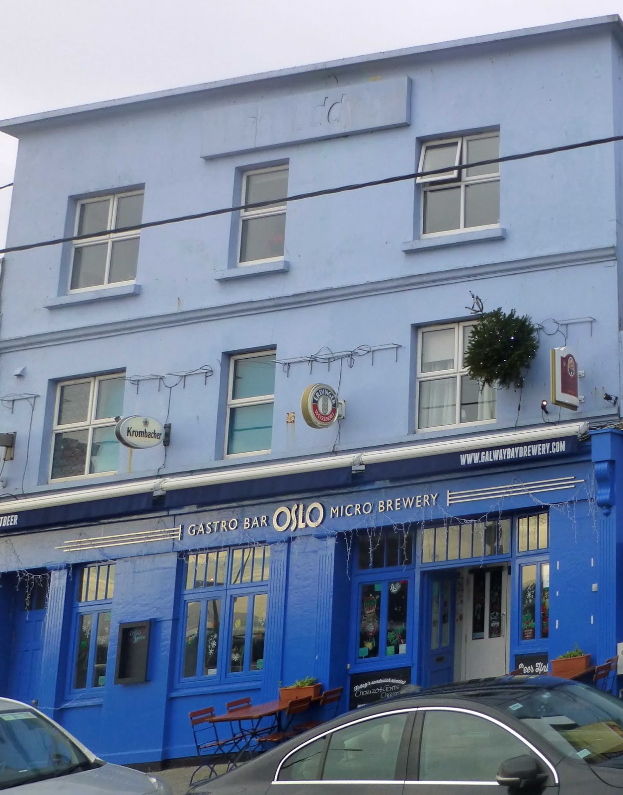 Oslo Bar Galway. Great Spot For Lunch and Craft Beer. And a distillery up the stairs!